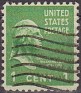 United States - 1938 - Personajes - 1 ¢ - Verde - Estados Unidos, Characters - Scott 804 - President George Washington (22/1/1732-14/12/1799) - 0